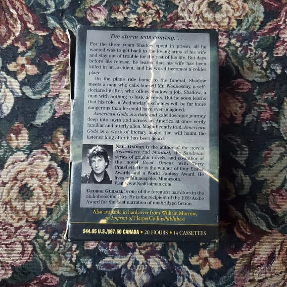 Neil Gaiman - American Gods: Audiobook Cassettes - Picture 3 of 6